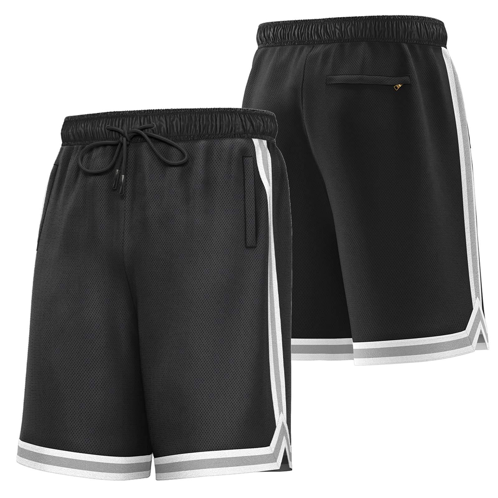 Hestic Sports Wear High Quality Custom Made Basketball Shorts For Mens Cropped Fit Polyester Plain Sublimation Shorts For Mens